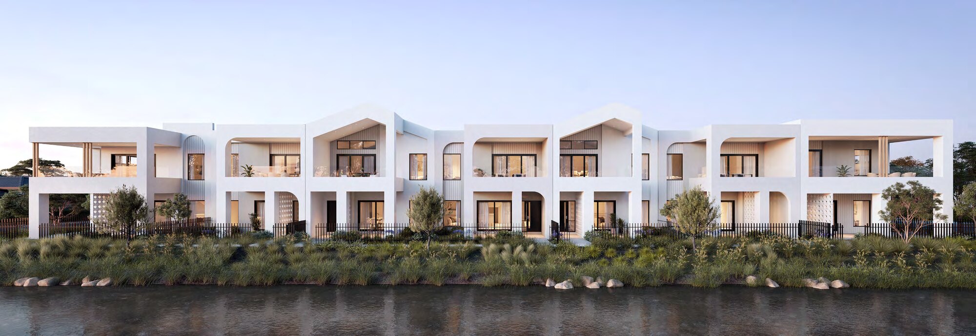 The Point Waterfront Collection across the waterway